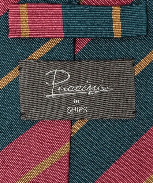 SHIPS / シップス ネクタイ | Puccini: シルク/コットン カラー レジメンタル ストライプ ネクタイ | 詳細5
