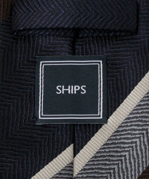 SHIPS / シップス ネクタイ | SHIPS: シルク ヘリンボーン ワイド マルチ ストライプ ネクタイ | 詳細12