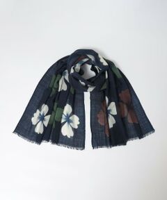 SHIPS / シップス マフラー・ショール・スヌード・ストール | MARCEL LASSANCE: WOOL FOWER PRINT STOLE
