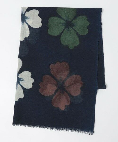 SHIPS / シップス マフラー・ショール・スヌード・ストール | MARCEL LASSANCE: WOOL FOWER PRINT STOLE | 詳細1