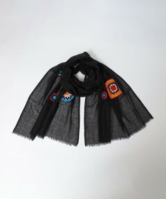 SHIPS / シップス マフラー・ショール・スヌード・ストール | MARCEL LASSANCE: WOOL EMBROIDERY STOLE