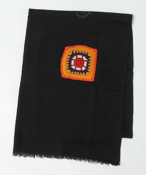 SHIPS / シップス マフラー・ショール・スヌード・ストール | MARCEL LASSANCE: WOOL EMBROIDERY STOLE | 詳細1