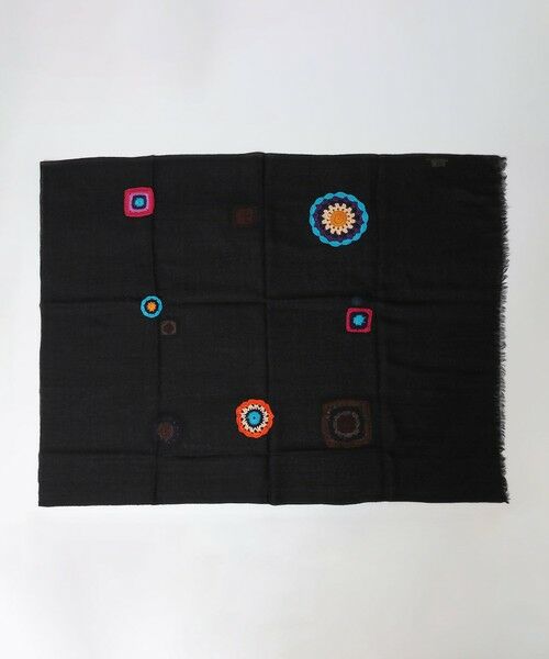 SHIPS / シップス マフラー・ショール・スヌード・ストール | MARCEL LASSANCE: WOOL EMBROIDERY STOLE | 詳細2