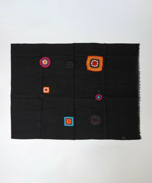 SHIPS / シップス マフラー・ショール・スヌード・ストール | MARCEL LASSANCE: WOOL EMBROIDERY STOLE | 詳細3