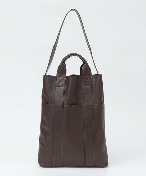 SHIPS / シップス トートバッグ | WEB限定｜2WAY トートバッグ（ブラウン）