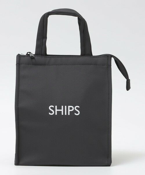 SHIPS / シップス エコバッグ | 【WEB限定】ショッパー型 保冷ランチバッグ S（ブラック）