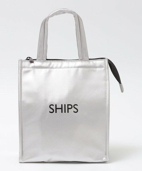 SHIPS / シップス エコバッグ | 【WEB限定】ショッパー型 保冷ランチバッグ S（シルバー）
