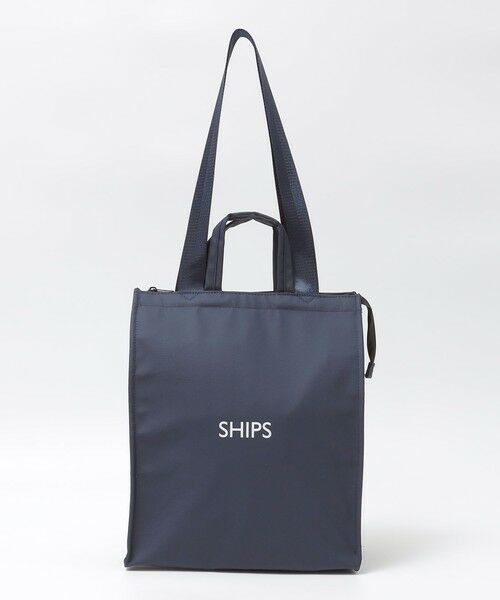 SHIPS / シップス エコバッグ | 【WEB限定】ショッパー型 保冷ランチバッグ L（ネイビー）
