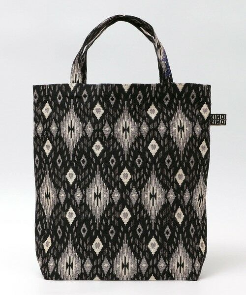 SHIPS / シップス トートバッグ | BINDU: IROQUOIS JQD TOTE（ブラック）