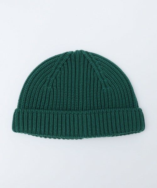 SHIPS / シップス ニットキャップ | GALLIA: ニット ビーニー（ダークグリーン）