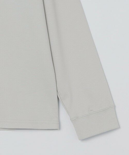 SHIPS / シップス カットソー(半袖以外) | 《予約》SHIPS Colors:〈抗菌防臭・UVカット〉シルケット コットン ロンT 2◆ | 詳細4