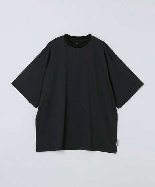 SHIPS / シップス Tシャツ | SHIPS Colors:〈汗染み防止・遮熱・吸水速乾・UVカット〉ルーズ シルエット T（ブラック）
