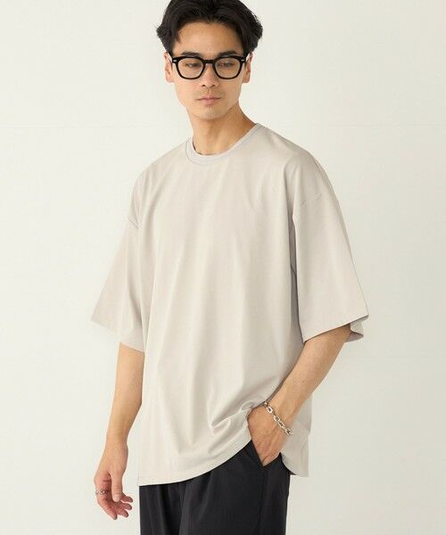 SHIPS / シップス Tシャツ | SHIPS Colors:〈汗染み防止・遮熱・吸水速乾・UVカット〉ルーズ シルエット T（ベージュ）