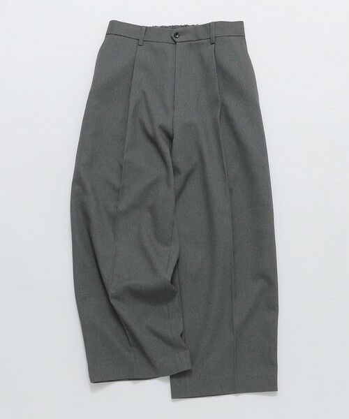 SHIPS / シップス その他パンツ | SHIPS Colors:〈洗濯機可能〉ストレッチ ギャバ ワイド スラックス◇（グレー）