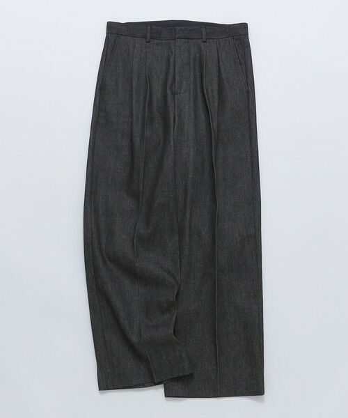 SHIPS / シップス その他パンツ | 《予約》SHIPS Colors:〈洗濯機可能〉デニムライク パンツ(セットアップ対応)◆（ブラック）