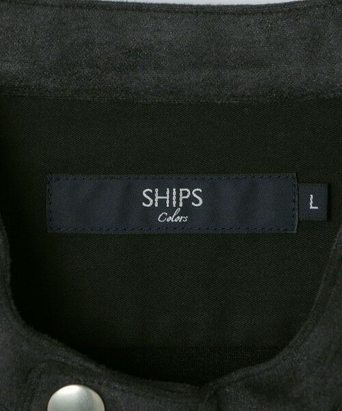 SHIPS / シップス ブルゾン | 《予約》SHIPS Colors:〈洗濯機可〉ポリエステル フェイクスエード ライダース ジャケット | 詳細8
