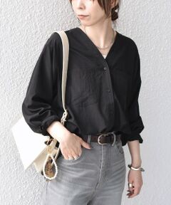SHIPS / シップス シャツ・ブラウス | SHIPS Colors:〈手洗い可能〉ワッシャー Vネック ポケット シャツ 2
