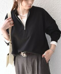 SHIPS / シップス スウェット | 《予約》【WEB限定】SHIPS Colors:〈手洗い可能〉フロントジップ スウェット◆