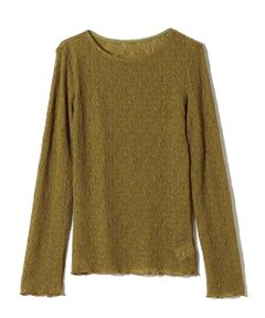 SHIPS / シップス カットソー（半袖以外） | SHIPS Colors:〈手洗い可能〉レース ボート ネック トップス
