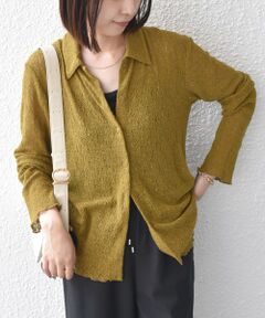 SHIPS / シップス カットソー（半袖以外） | 〈手洗い可能〉レース シャツ
