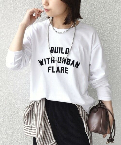 SHIPS / シップス カットソー（半袖以外） | 《予約》SHIPS Colors:〈手洗い可能〉26AW フロッキー ロゴ TEE（ロンT）◆ | 詳細3