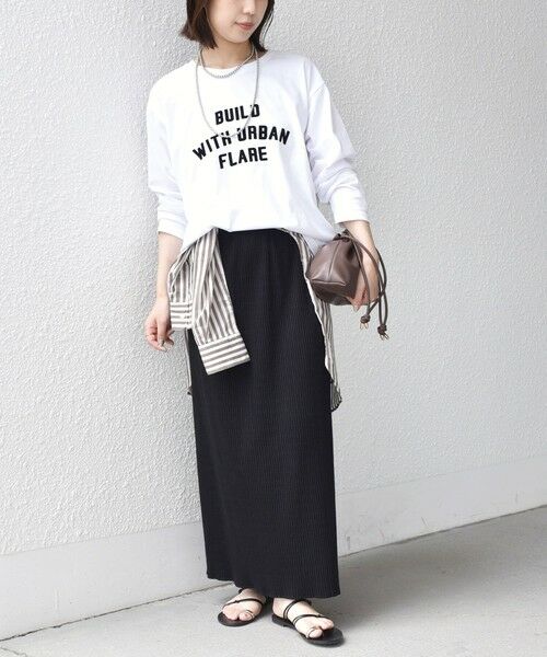 SHIPS / シップス カットソー（半袖以外） | 《予約》SHIPS Colors:〈手洗い可能〉26AW フロッキー ロゴ TEE（ロンT）◆ | 詳細5