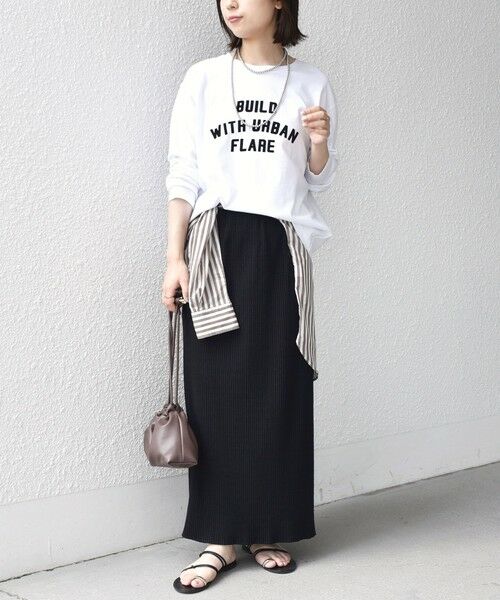 SHIPS / シップス カットソー（半袖以外） | 《予約》SHIPS Colors:〈手洗い可能〉26AW フロッキー ロゴ TEE（ロンT）◆ | 詳細6