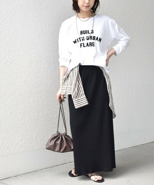 SHIPS / シップス カットソー（半袖以外） | 《予約》SHIPS Colors:〈手洗い可能〉26AW フロッキー ロゴ TEE（ロンT）◆ | 詳細7