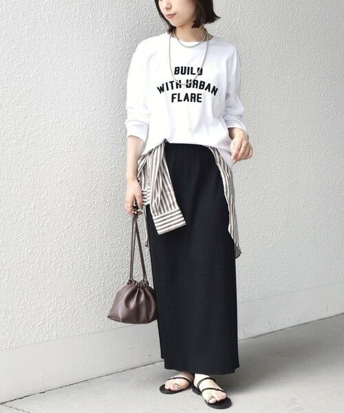 SHIPS / シップス カットソー（半袖以外） | 《予約》SHIPS Colors:〈手洗い可能〉26AW フロッキー ロゴ TEE（ロンT）◆ | 詳細8