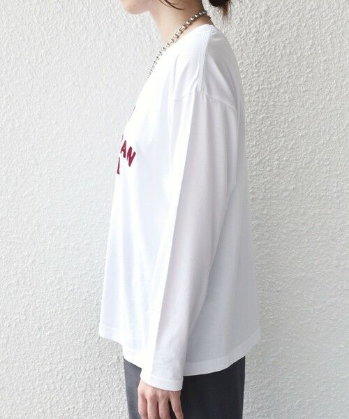 SHIPS / シップス カットソー（半袖以外） | 《予約》SHIPS Colors:〈手洗い可能〉26AW フロッキー ロゴ TEE（ロンT）◆ | 詳細23