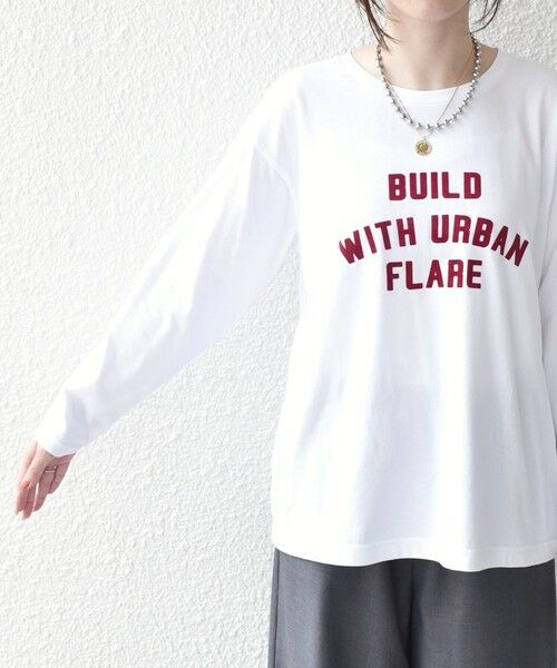 SHIPS / シップス カットソー（半袖以外） | 《予約》SHIPS Colors:〈手洗い可能〉26AW フロッキー ロゴ TEE（ロンT）◆ | 詳細25