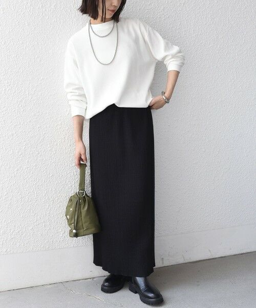 SHIPS / シップス カットソー（半袖以外） | 《予約》SHIPS Colors:〈手洗い可能〉TC ワッフル ボートネック トップス◆ | 詳細12