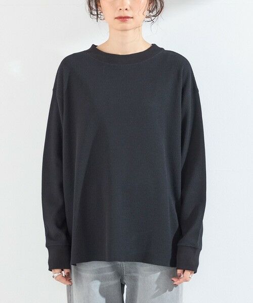 SHIPS / シップス カットソー（半袖以外） | 《予約》SHIPS Colors:〈手洗い可能〉TC ワッフル ボートネック トップス◆ | 詳細30
