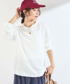 SHIPS / シップス カットソー（半袖以外） | 《予約》SHIPS Colors:〈手洗い可能〉TC ワッフル フーディー トップス◆