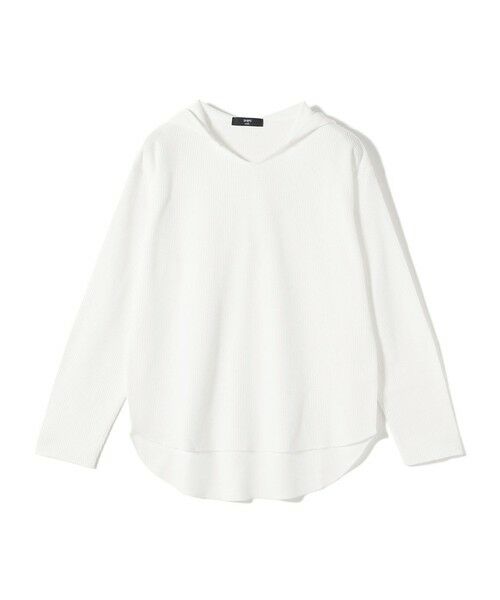 SHIPS / シップス カットソー（半袖以外） | 《予約》SHIPS Colors:〈手洗い可能〉TC ワッフル フーディー トップス◆ | 詳細1