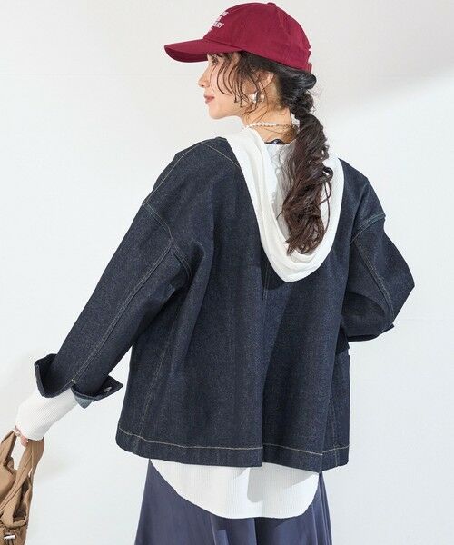 SHIPS / シップス カットソー（半袖以外） | 《予約》SHIPS Colors:〈手洗い可能〉TC ワッフル フーディー トップス◆ | 詳細12