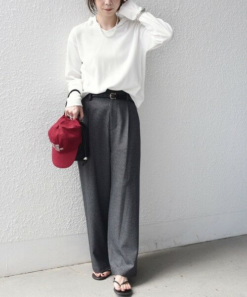 SHIPS / シップス カットソー（半袖以外） | 《予約》SHIPS Colors:〈手洗い可能〉TC ワッフル フーディー トップス◆ | 詳細17