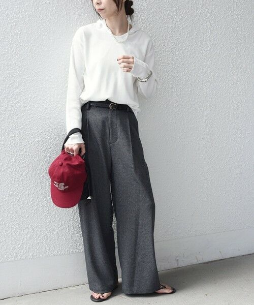 SHIPS / シップス カットソー（半袖以外） | 《予約》SHIPS Colors:〈手洗い可能〉TC ワッフル フーディー トップス◆ | 詳細18