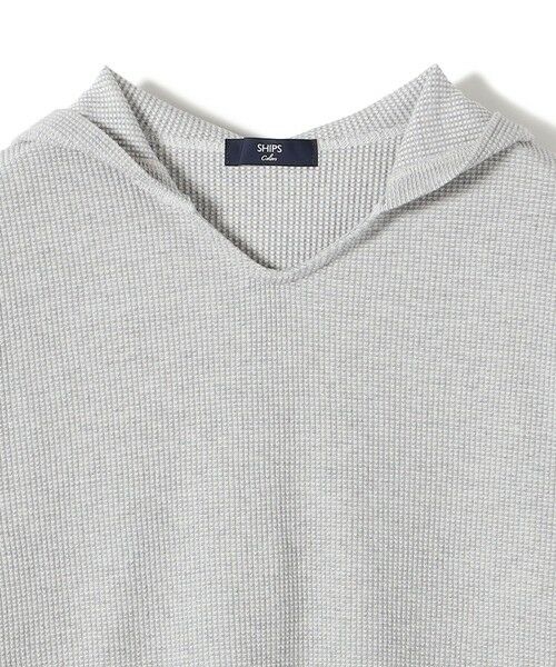 SHIPS / シップス カットソー（半袖以外） | 《予約》SHIPS Colors:〈手洗い可能〉TC ワッフル フーディー トップス◆ | 詳細22
