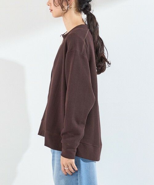 SHIPS / シップス カーディガン・ボレロ | 《予約》SHIPS Colors:〈手洗い可能〉変形 ワッフル スキッパー カーディガン◆ | 詳細17