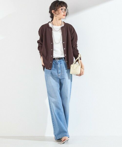 SHIPS / シップス カーディガン・ボレロ | 《予約》SHIPS Colors:〈手洗い可能〉変形 ワッフル スキッパー カーディガン◆ | 詳細29