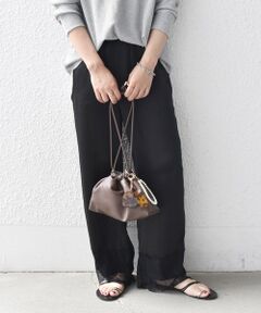 SHIPS / シップス その他パンツ | SHIPS Colors:〈手洗い可能〉サテン ヘム レース パンツ