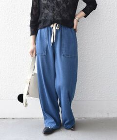 SHIPS / シップス デニムパンツ | 《予約》〈洗濯機可能〉裏起毛 カットデニム イージーパンツ◆