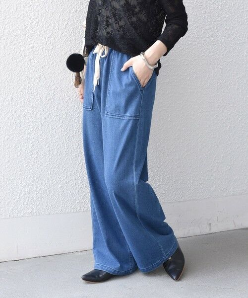SHIPS / シップス デニムパンツ | 《予約》〈洗濯機可能〉裏起毛 カットデニム イージーパンツ◆ | 詳細20