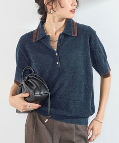 SHIPS / シップス ニット・セーター | 《予約》SHIPS Colors:〈手洗い可能〉モール ポロ ショートスリーブ ニット◆