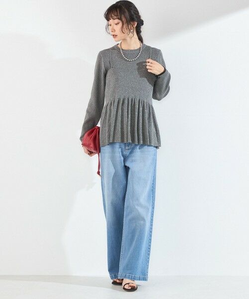 SHIPS / シップス キャミソール・チューブトップ | 《予約》SHIPS Colors:〈手洗い可能〉ラメ ニット キャミソール◆ | 詳細16