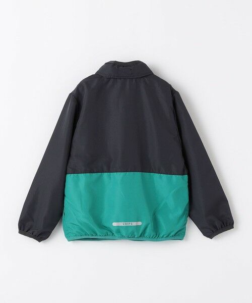 SHIPS / シップス ブルゾン | 《予約》SHIPS Colors:80〜130cm /〈洗濯機可能〉バイカラー ジップ フード ブルゾン◆ | 詳細1