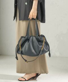 SHIPS / シップス ショルダーバッグ | 《予約》【WEB限定】George Cinq: DRAWSTRING BAG（L）