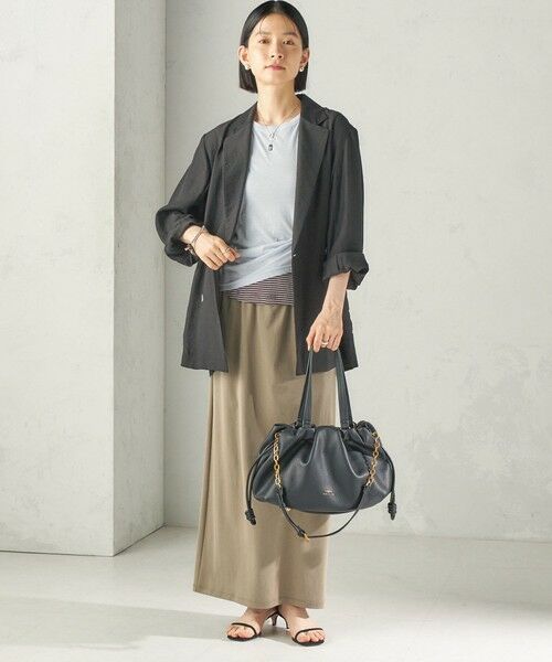 SHIPS / シップス ショルダーバッグ | 《予約》【WEB限定】George Cinq: DRAWSTRING BAG（L） | 詳細4