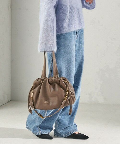 SHIPS / シップス ショルダーバッグ | 《予約》【WEB限定】George Cinq: DRAWSTRING BAG（L） | 詳細8